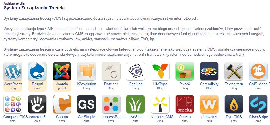 automatyczne instalowanie wordpressa